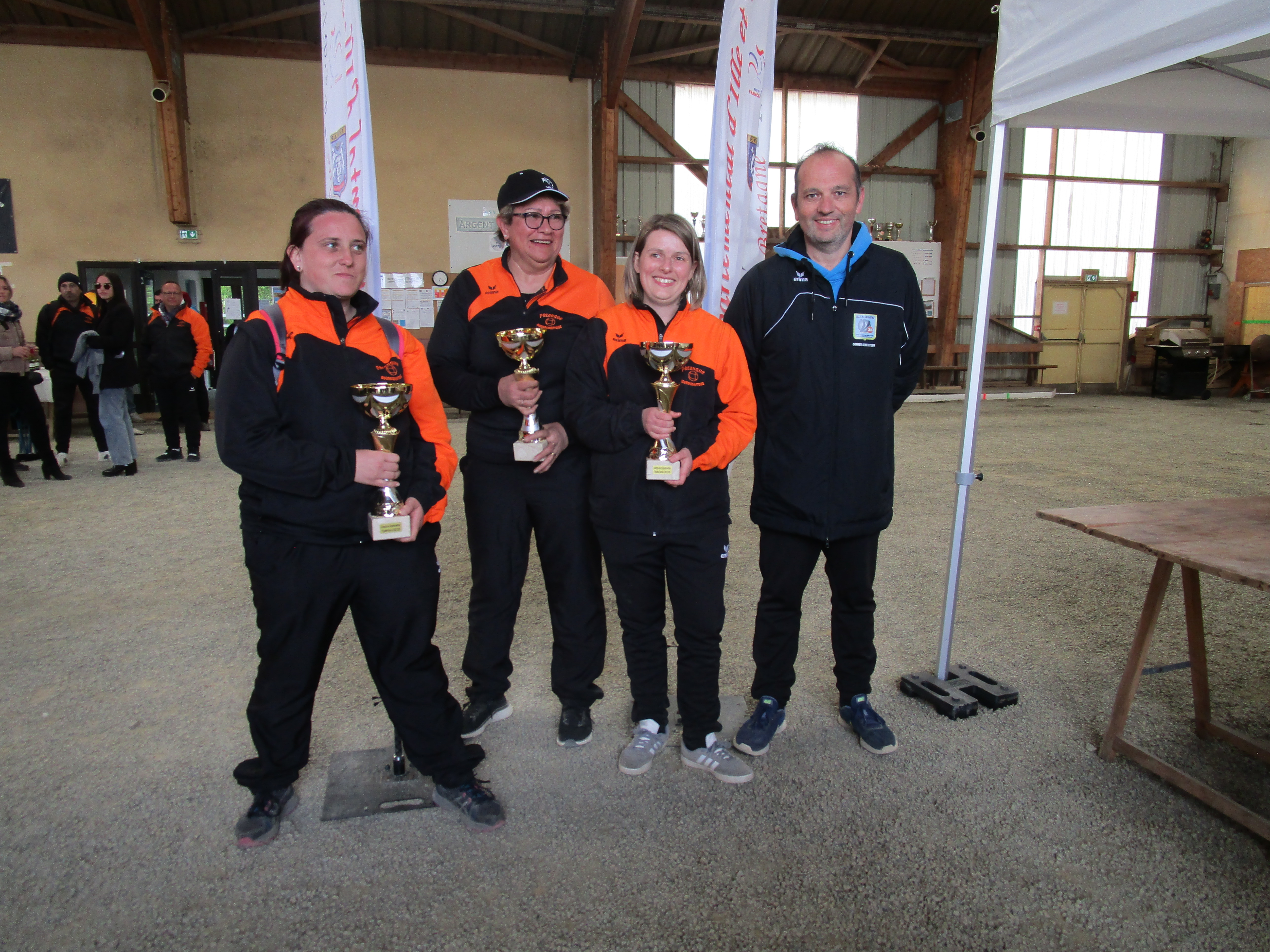 championnes triplettes feminines CD35 2022