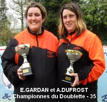 Championnes doublette 2018