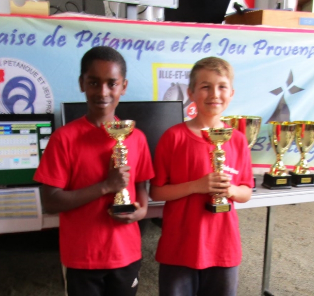 Champions doublette minimes